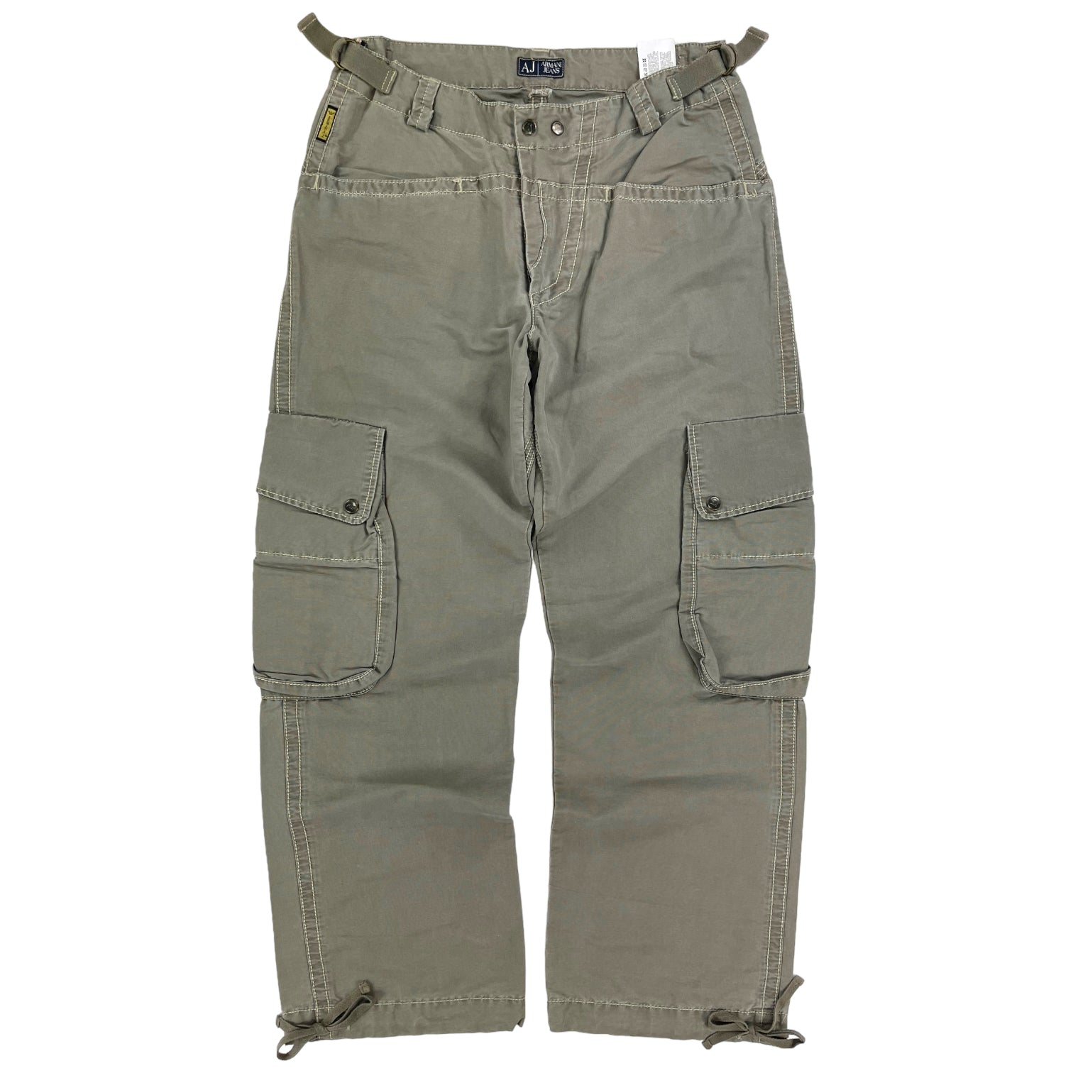 2000s Armani Jeans Cargo bottoms – insidetag