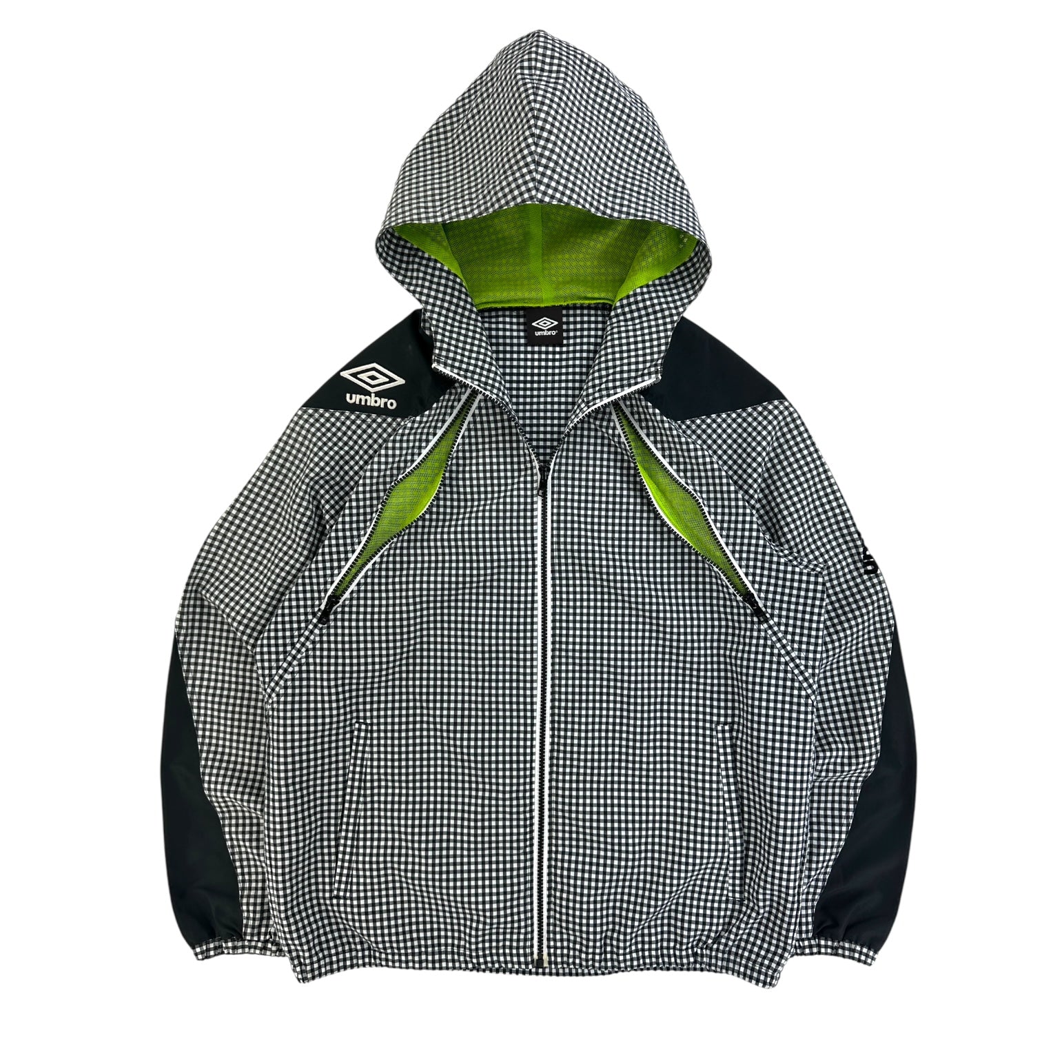 2000s Umbro Gingham Technical Ventilation Jacket – insidetag