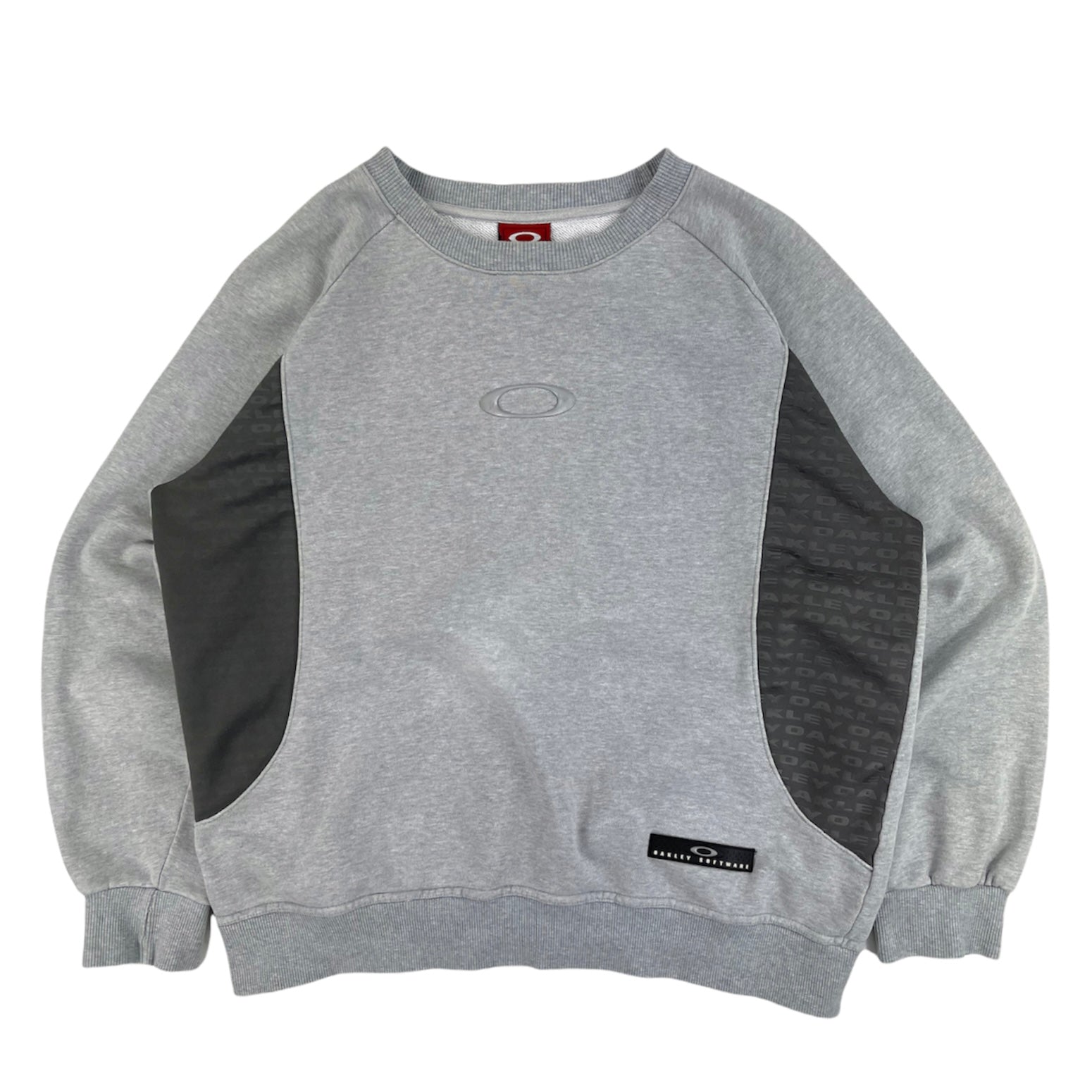 old Oakley softwear 00s sweat y2k スウェット-