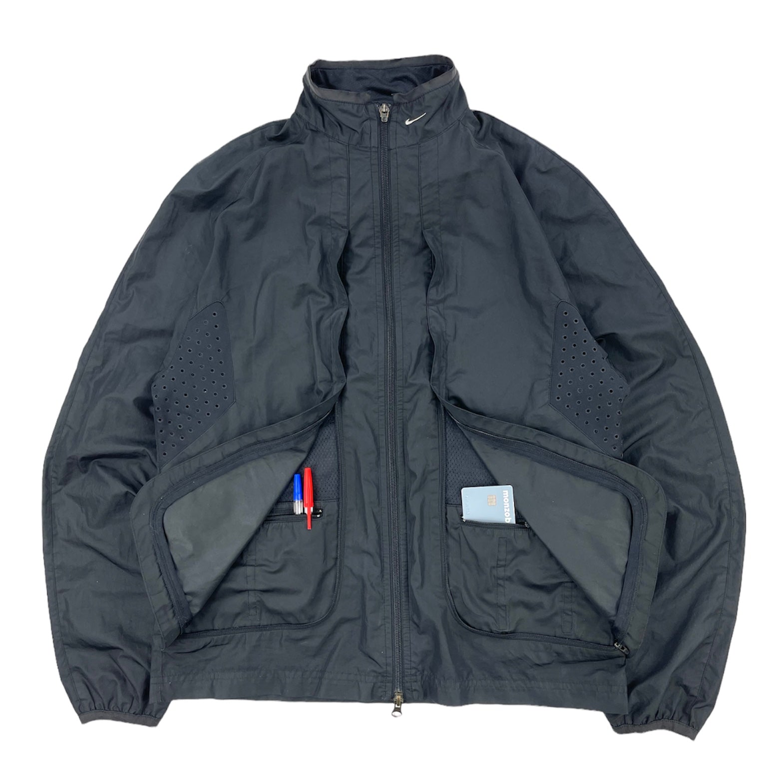 2000s Nike Clima.Fit concealed butterfly pocket jacket