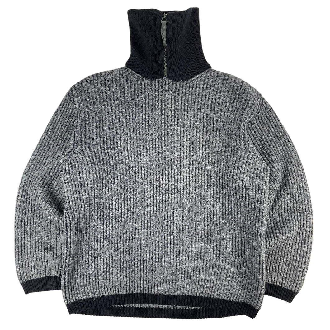 1990s Massimo Osti Production Moc neck knitted sweat