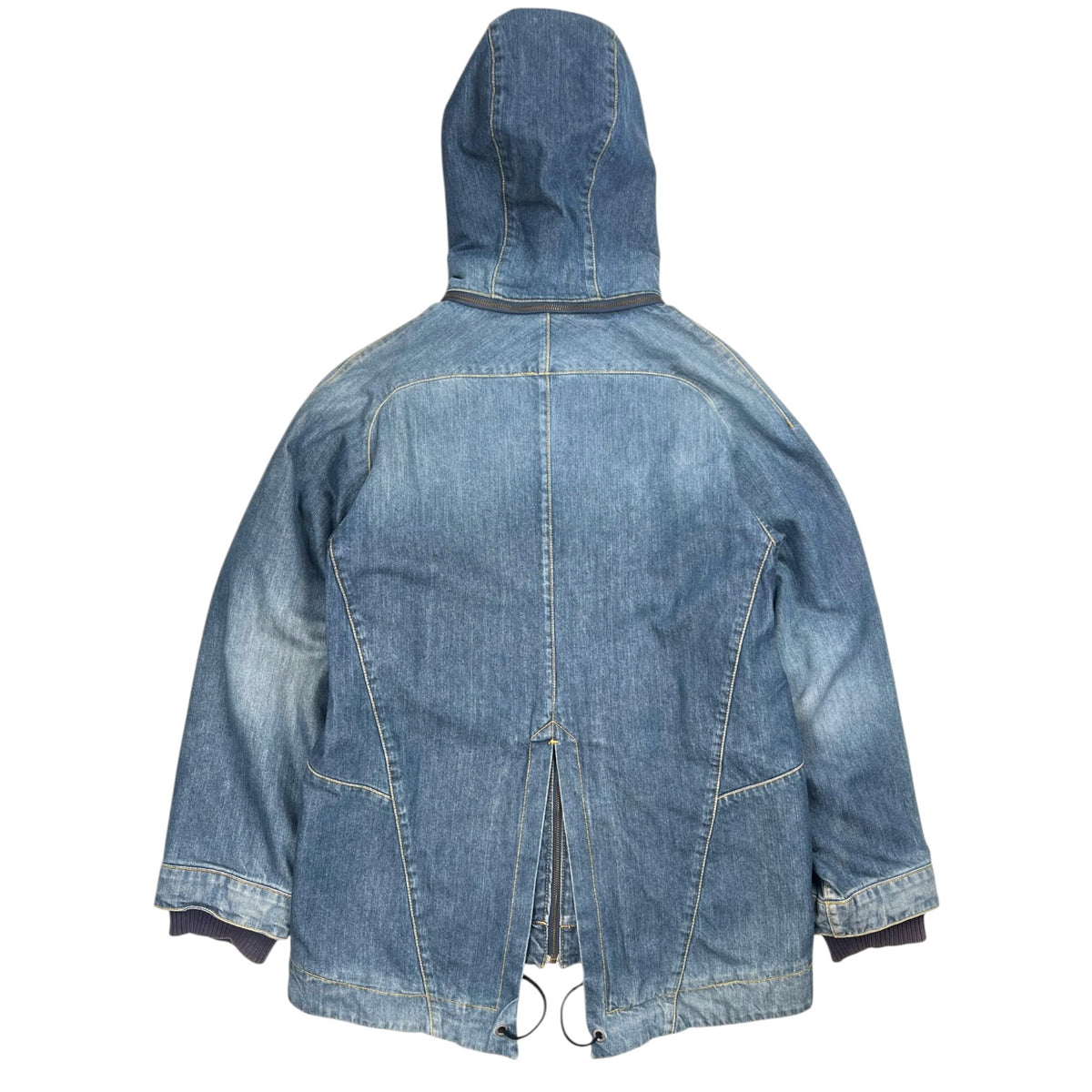 2000's Engineered Denim Fish-Tail Jacket