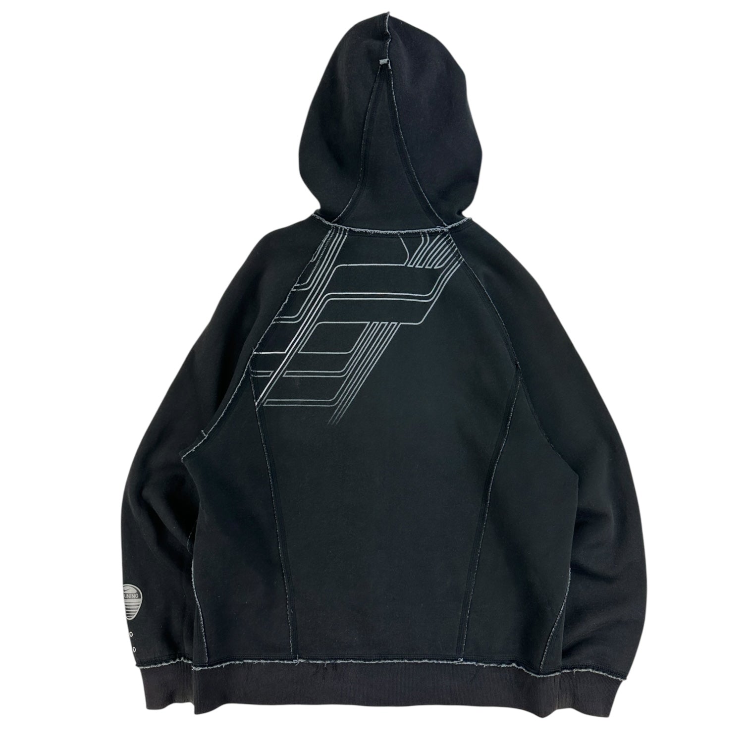 2000s Nike Exposed Hem Hoodie – insidetag 2000s Nike Exposed Hem Hoodie – insidetag