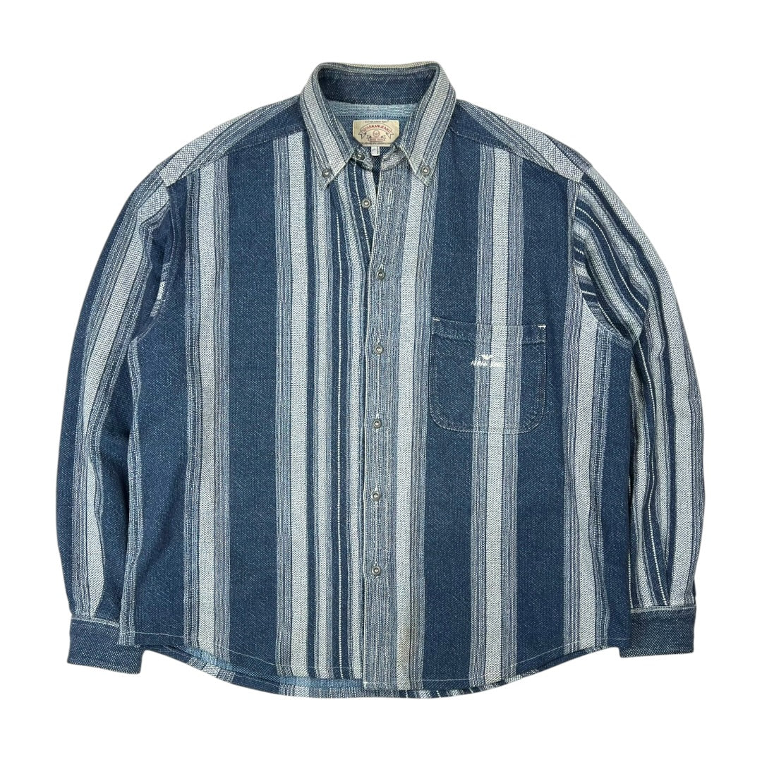 2000s Armani Jeans Shirt Heavy Cotton Work Shirt