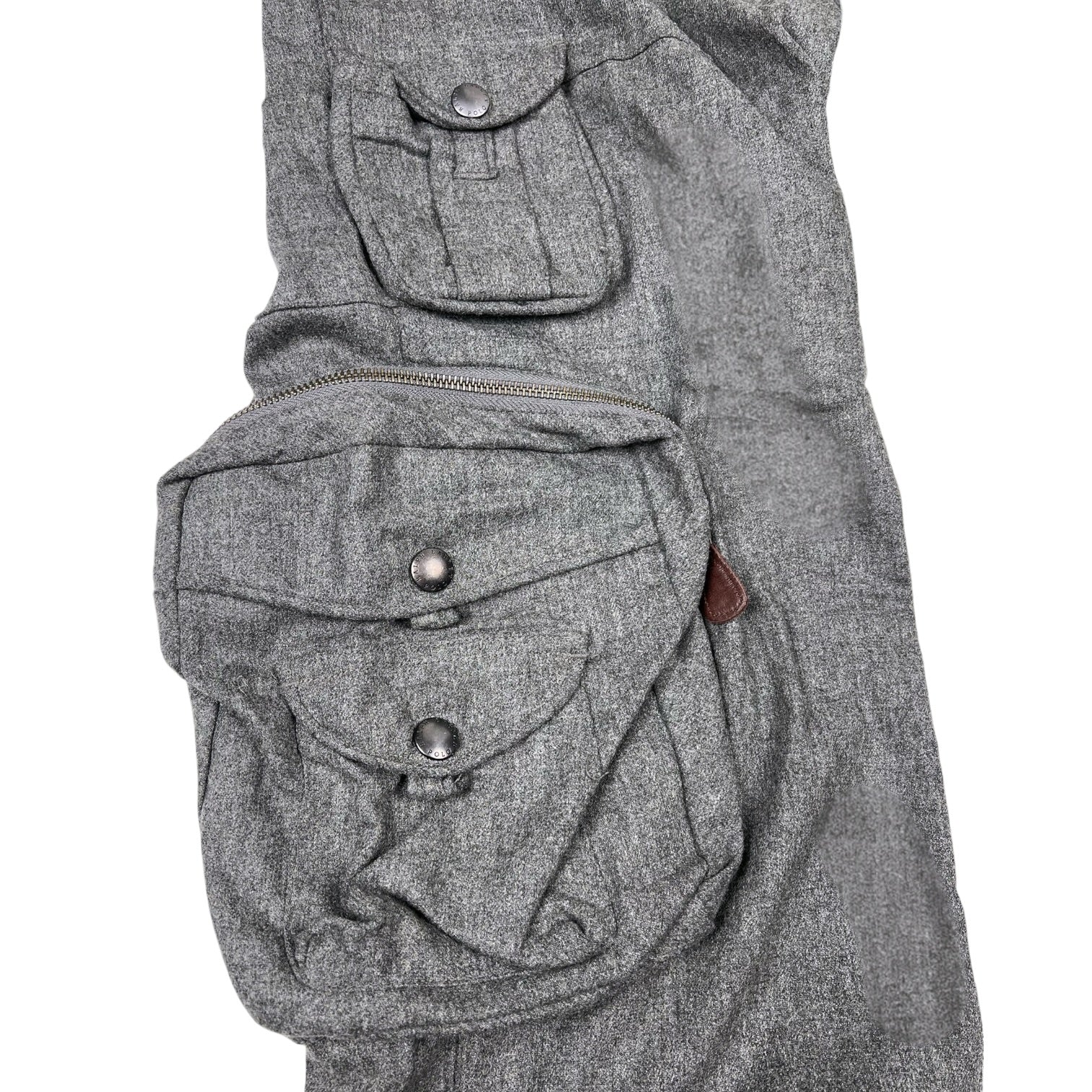 Polo Ralph Lauren Wool Multi-pocket Cargo Bottoms