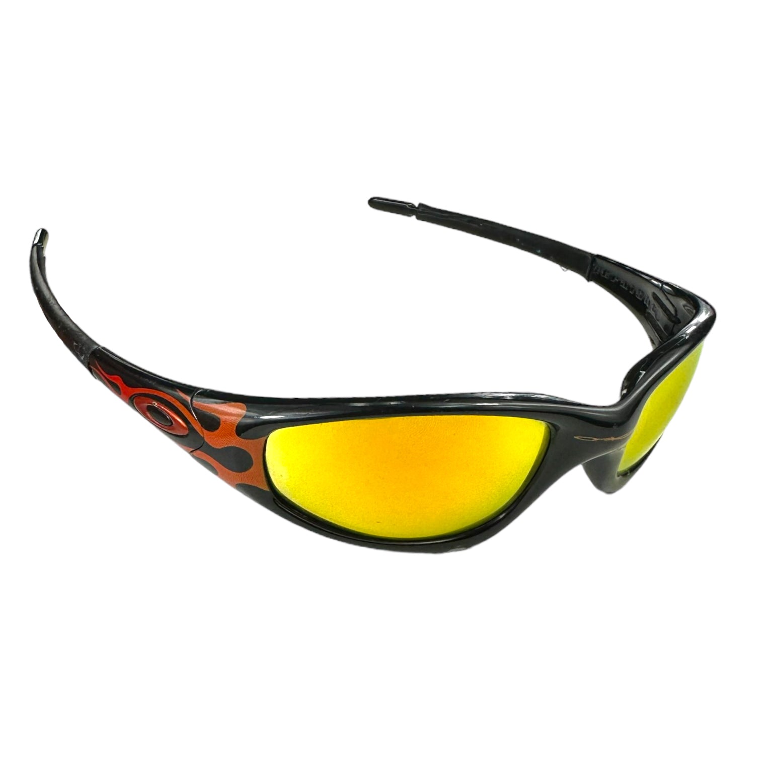 2000s Oakley Straight Jacket “Flame” – insidetag