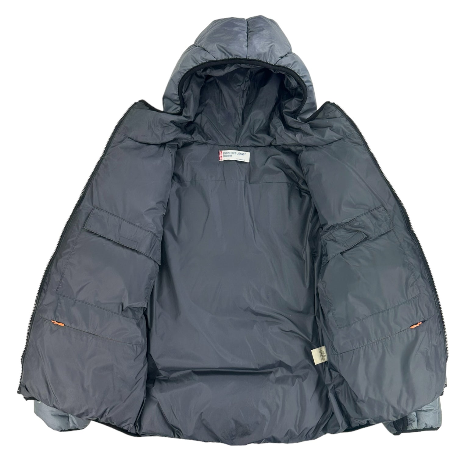2000s Levi's Engineered jeans panelled down puffer jacket – insidetag