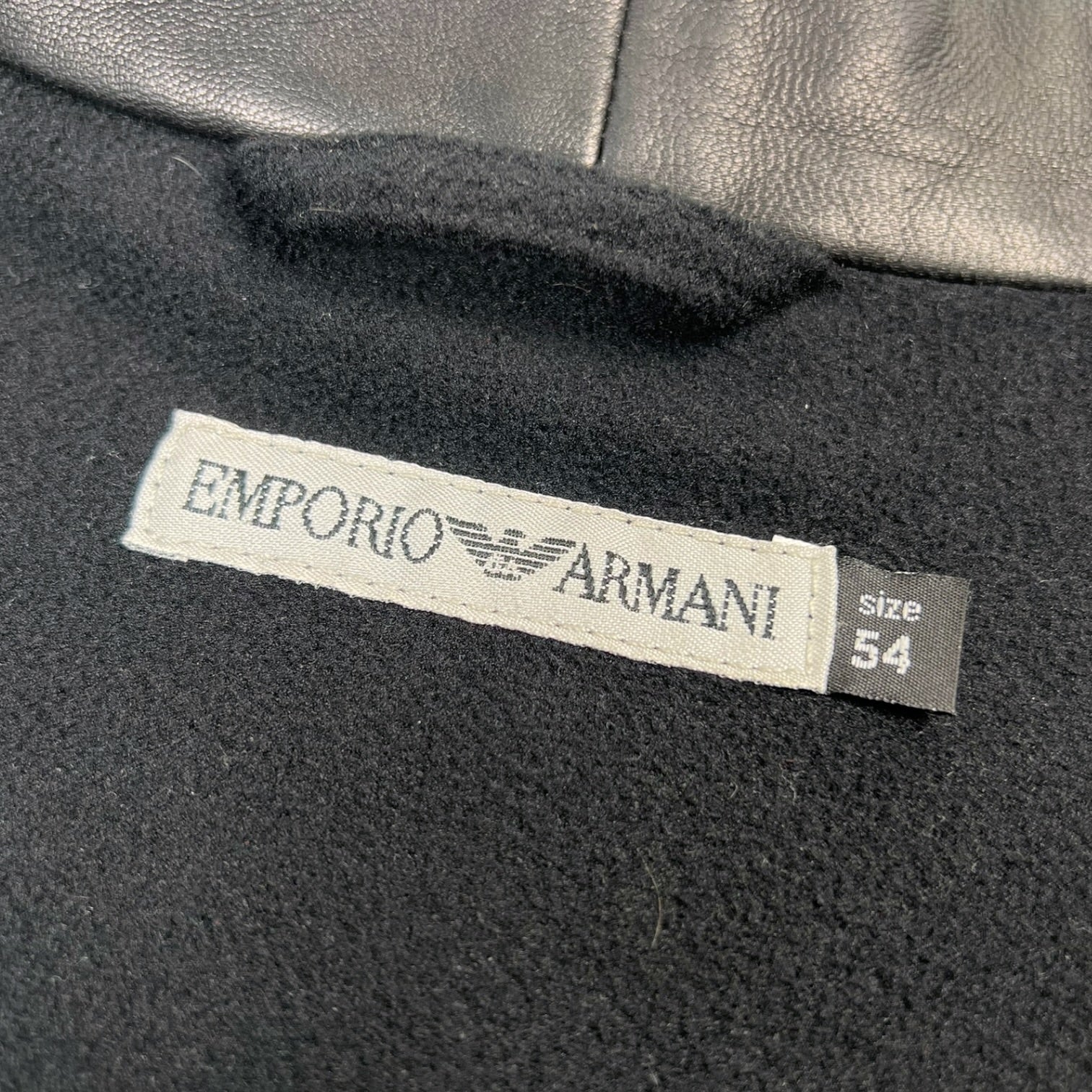 FW1999 Emporio Armani Leather Jacket
