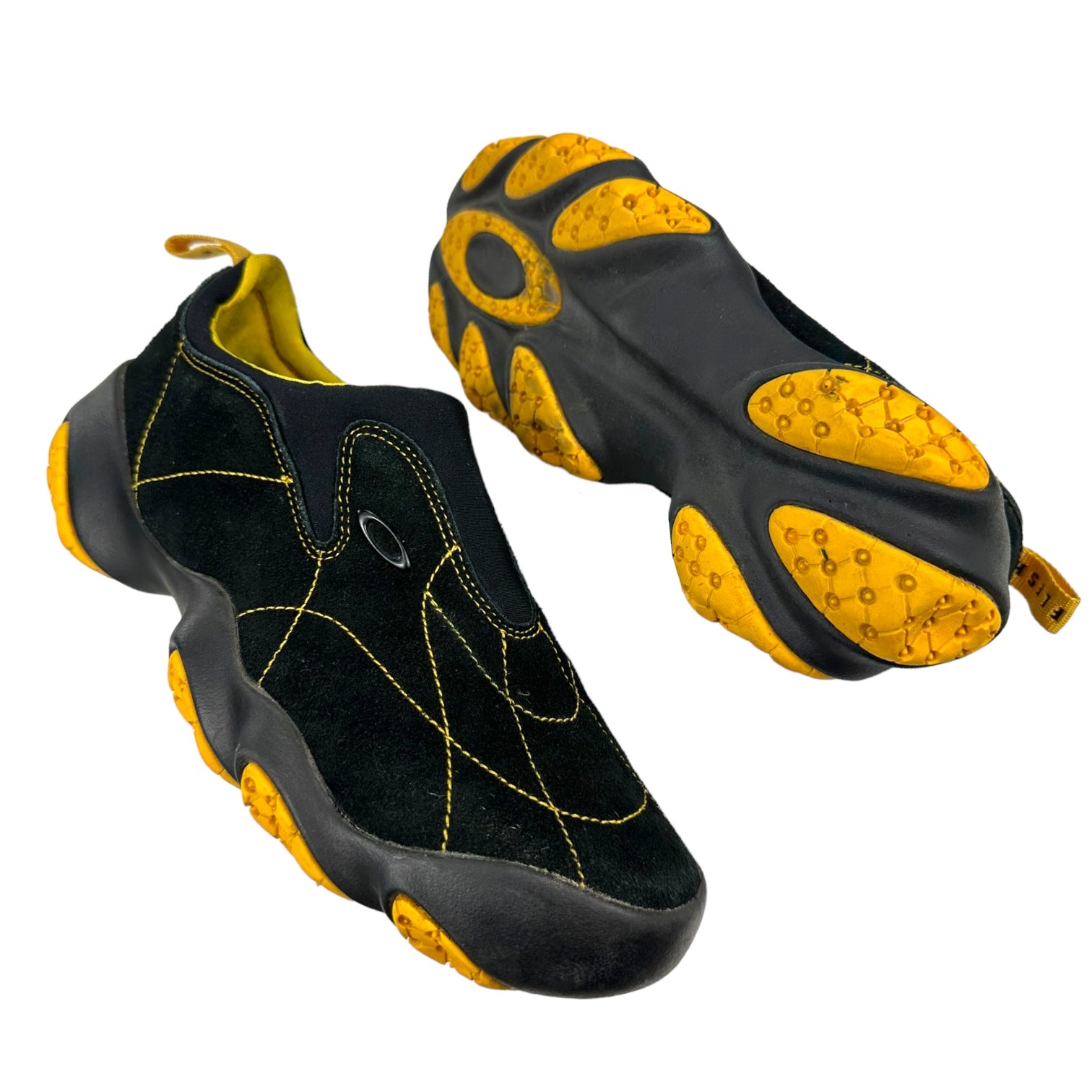 Oakley Flesh Bottle Cap Slip On Shoes Mens Size 12 Smooth Black