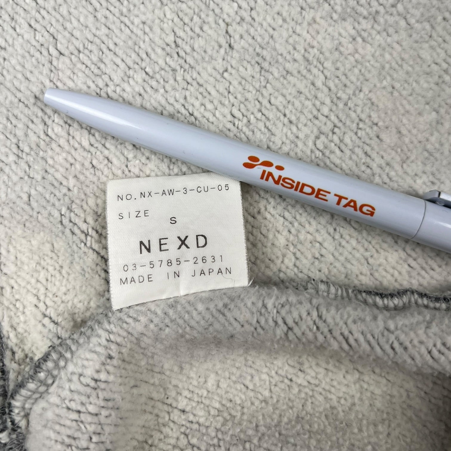 2000s Nexd Funnel Neck Hoodie with Integrated Thumb Holes