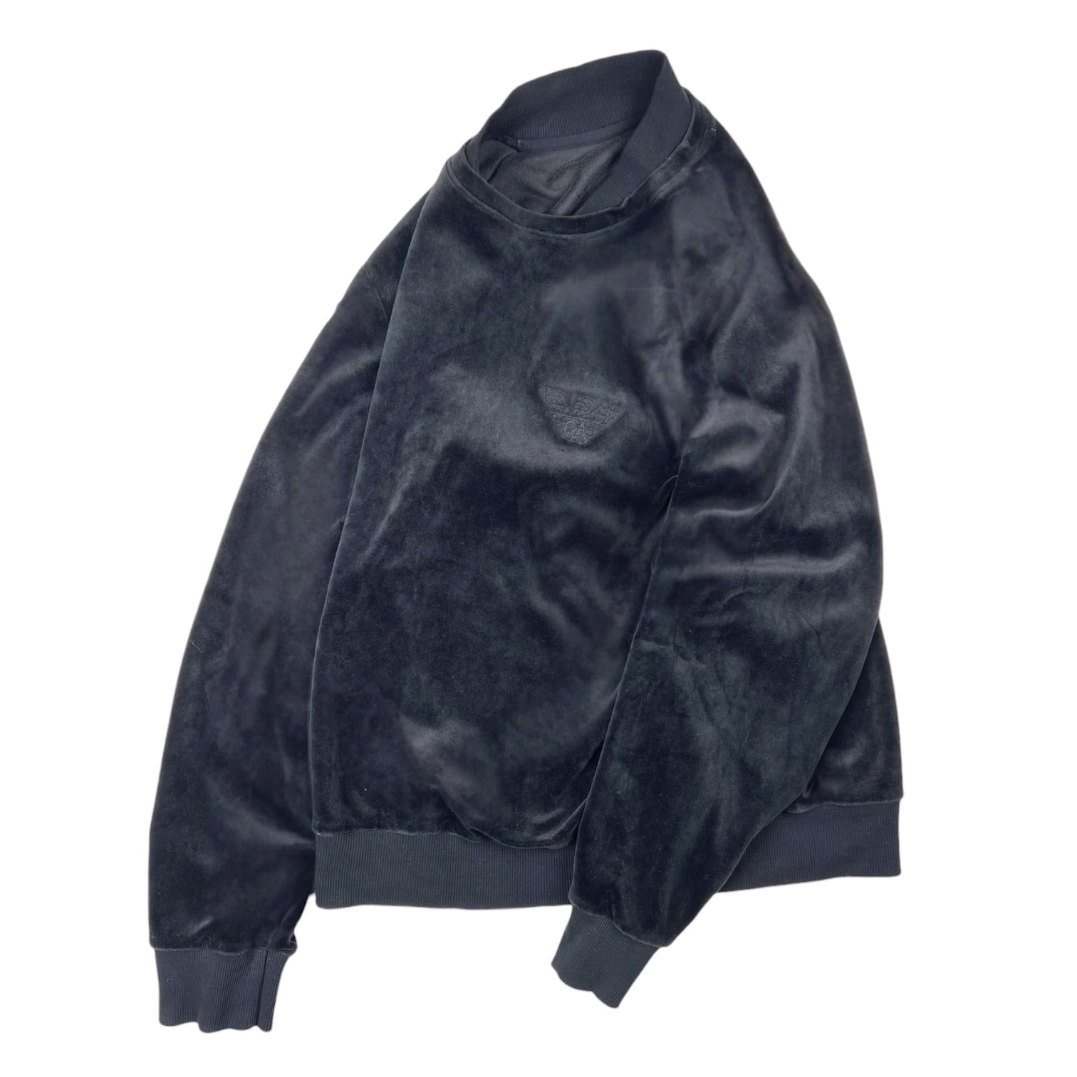 2000s Emporio Armani Velour Sweatshirt