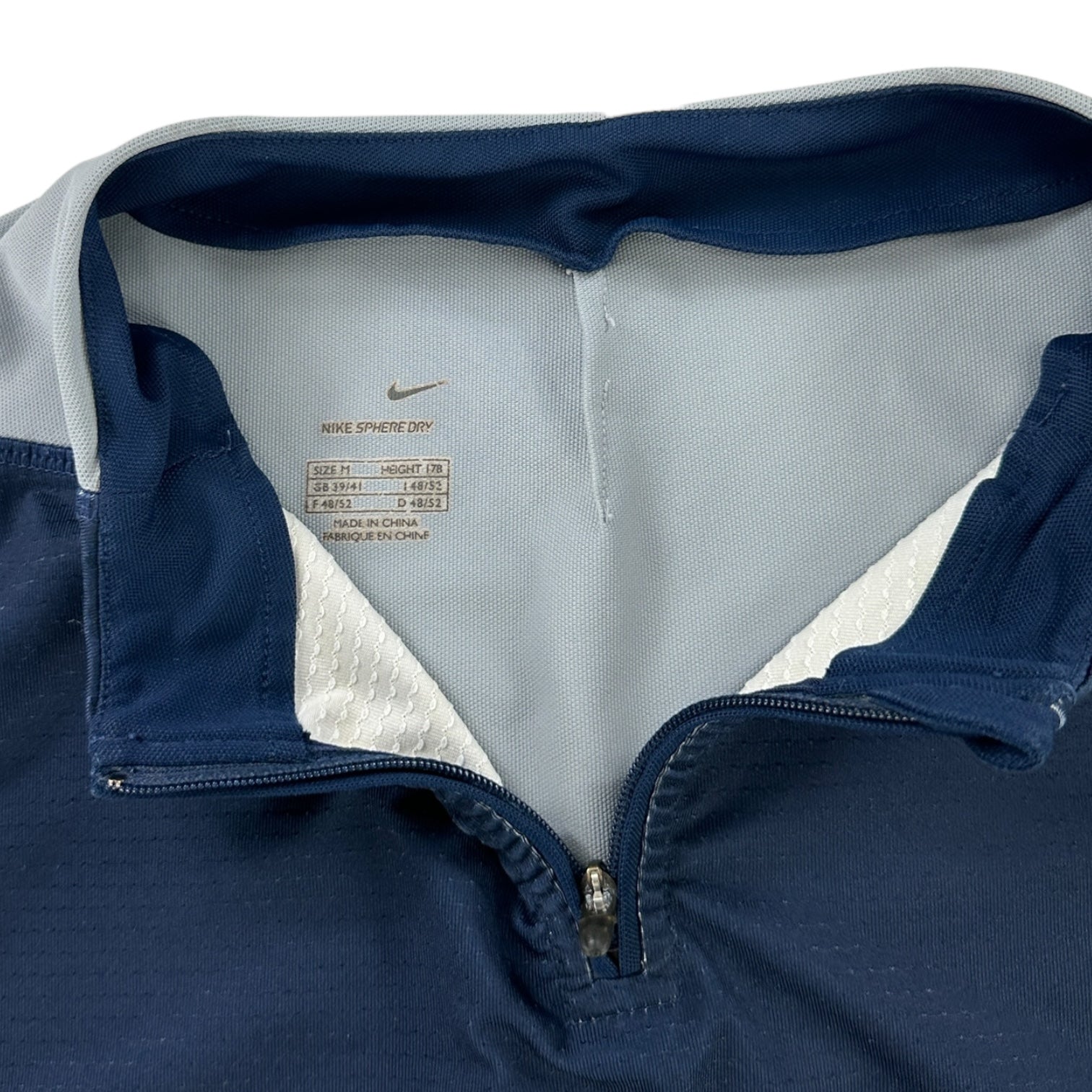 2000s Nike Sphere Dry Quarter zip short sleeve shirt – insidetag