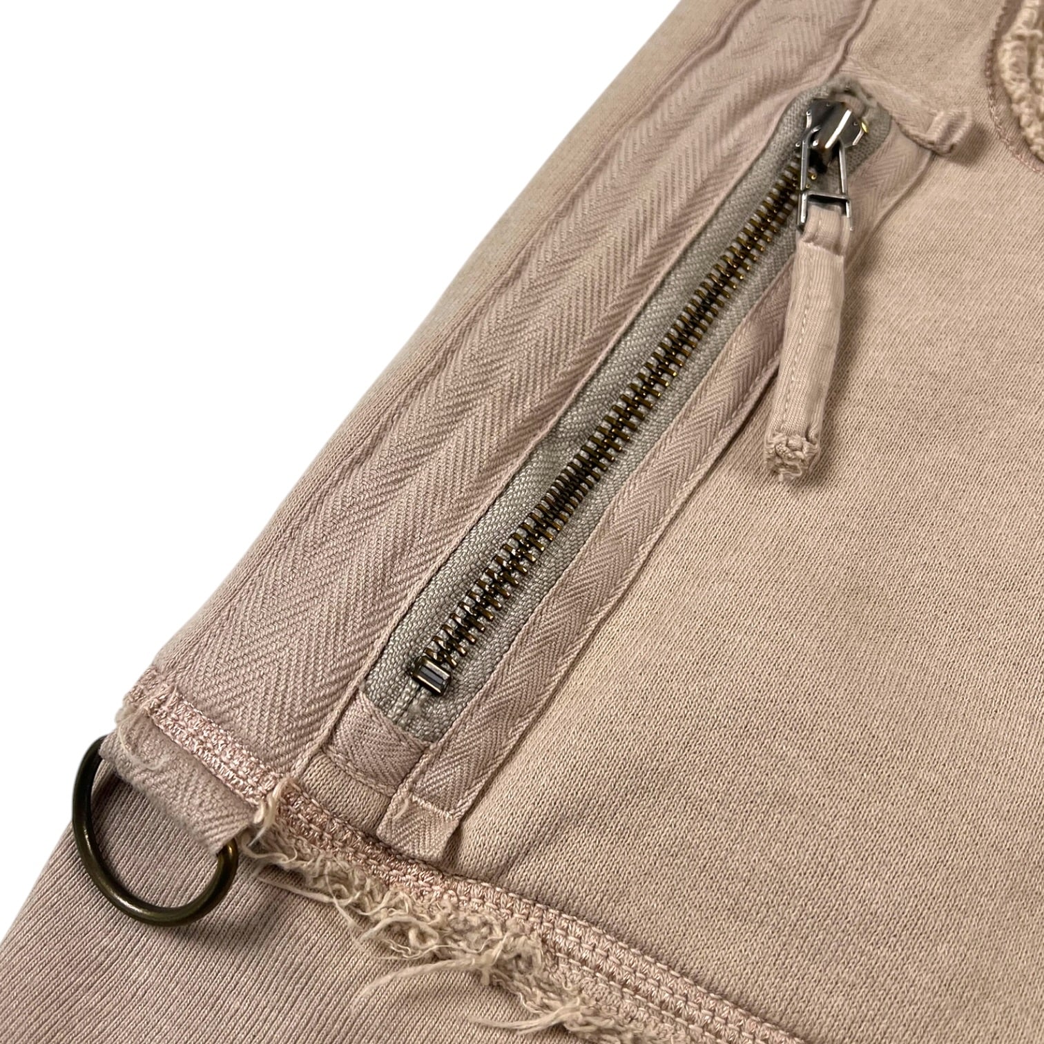 2000 Marithè François Girbaud Terry Paneled Zip Hoodie