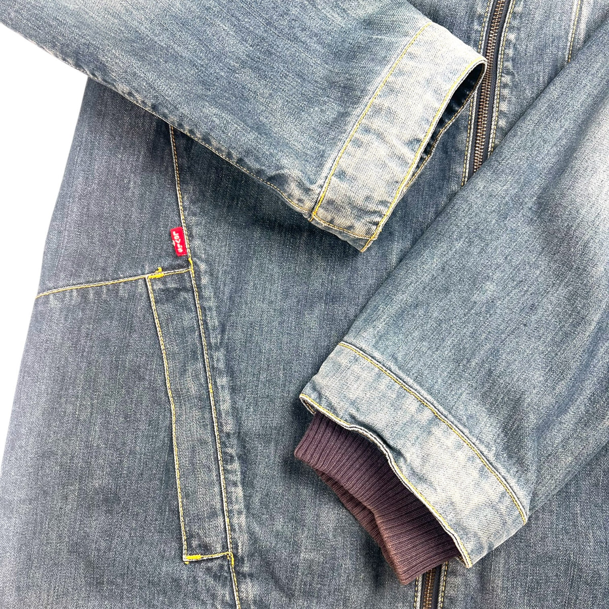 2000's Engineered Denim Fish-Tail Jacket