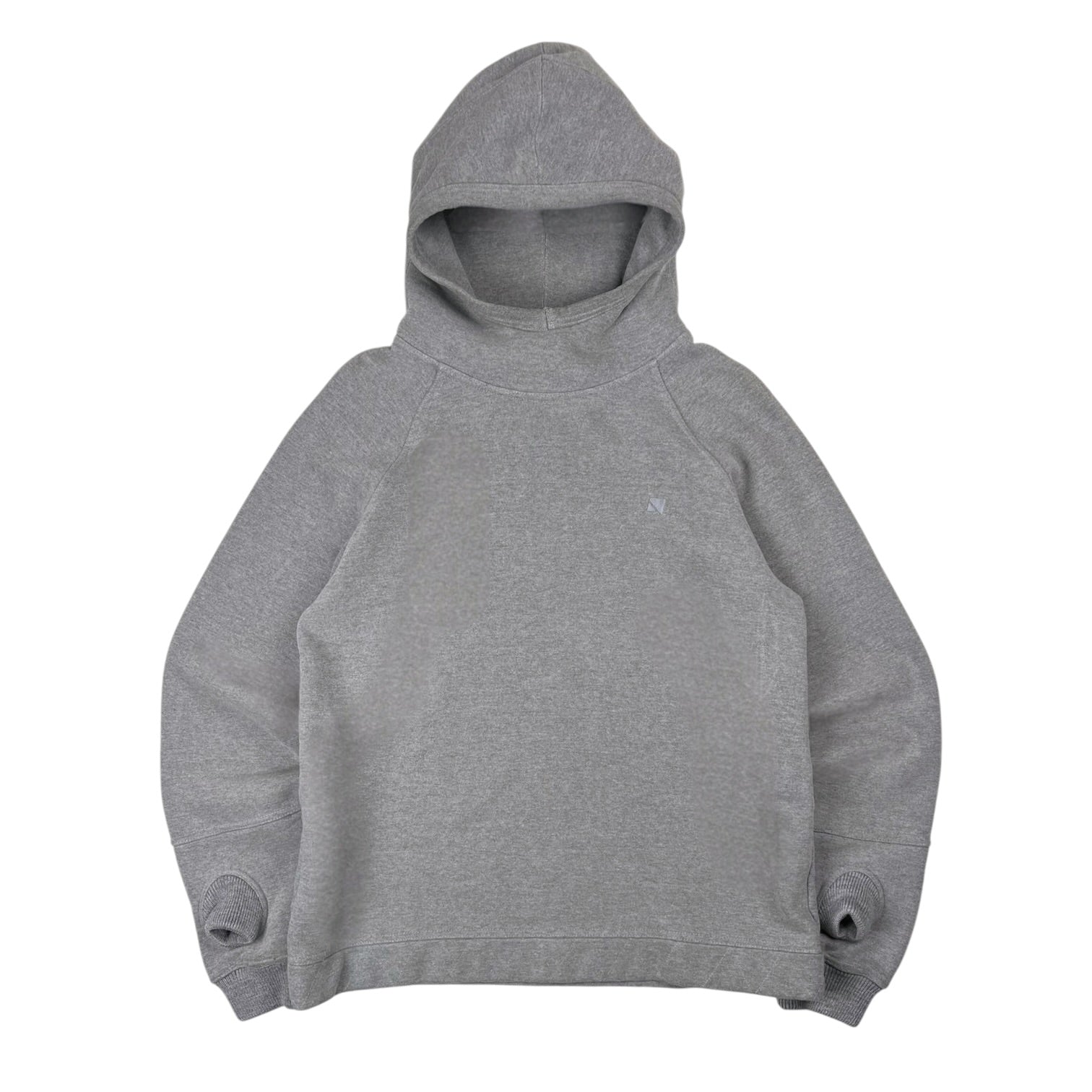 2000s Nexd Funnel Neck Hoodie with Integrated Thumb Holes