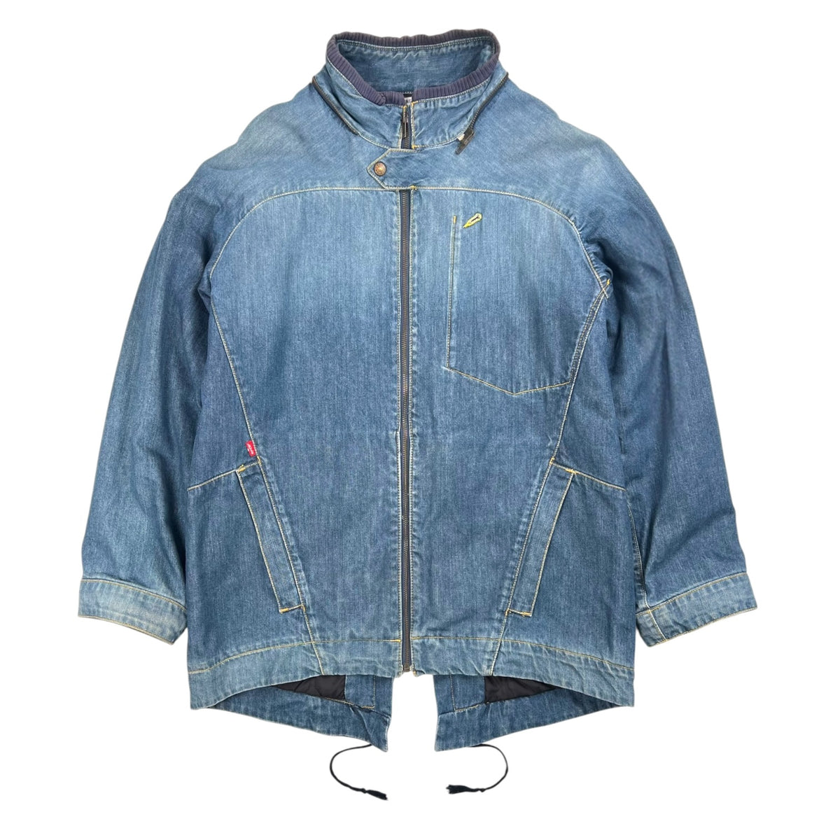 2000's Engineered Denim Fish-Tail Jacket