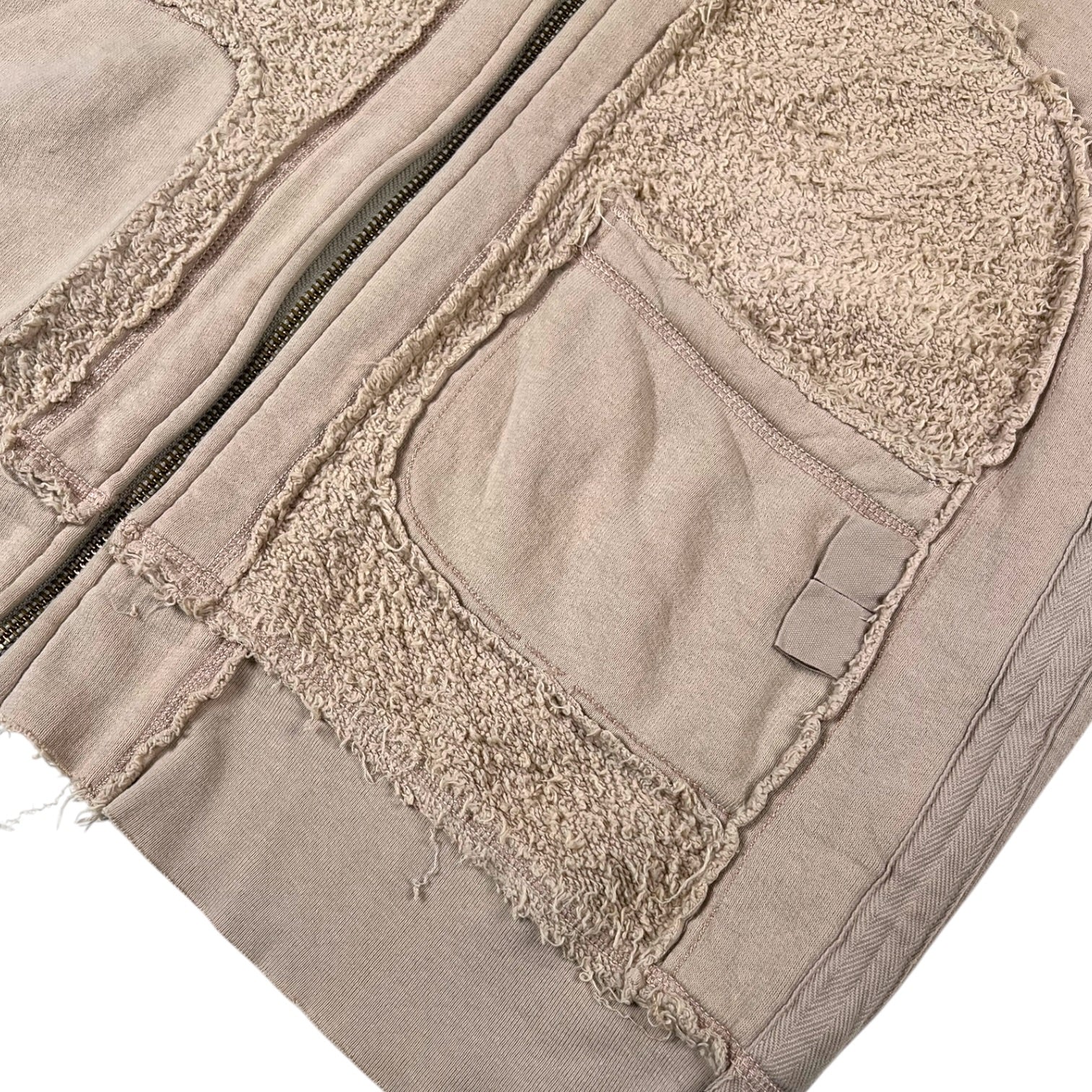 2000 Marithè François Girbaud Terry Paneled Zip Hoodie