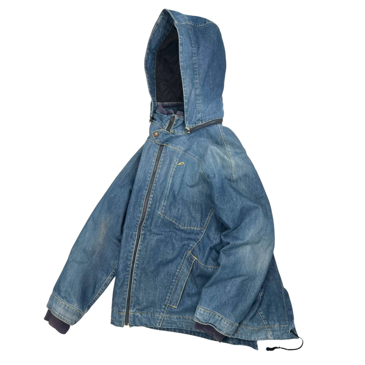 2000's Engineered Denim Fish-Tail Jacket