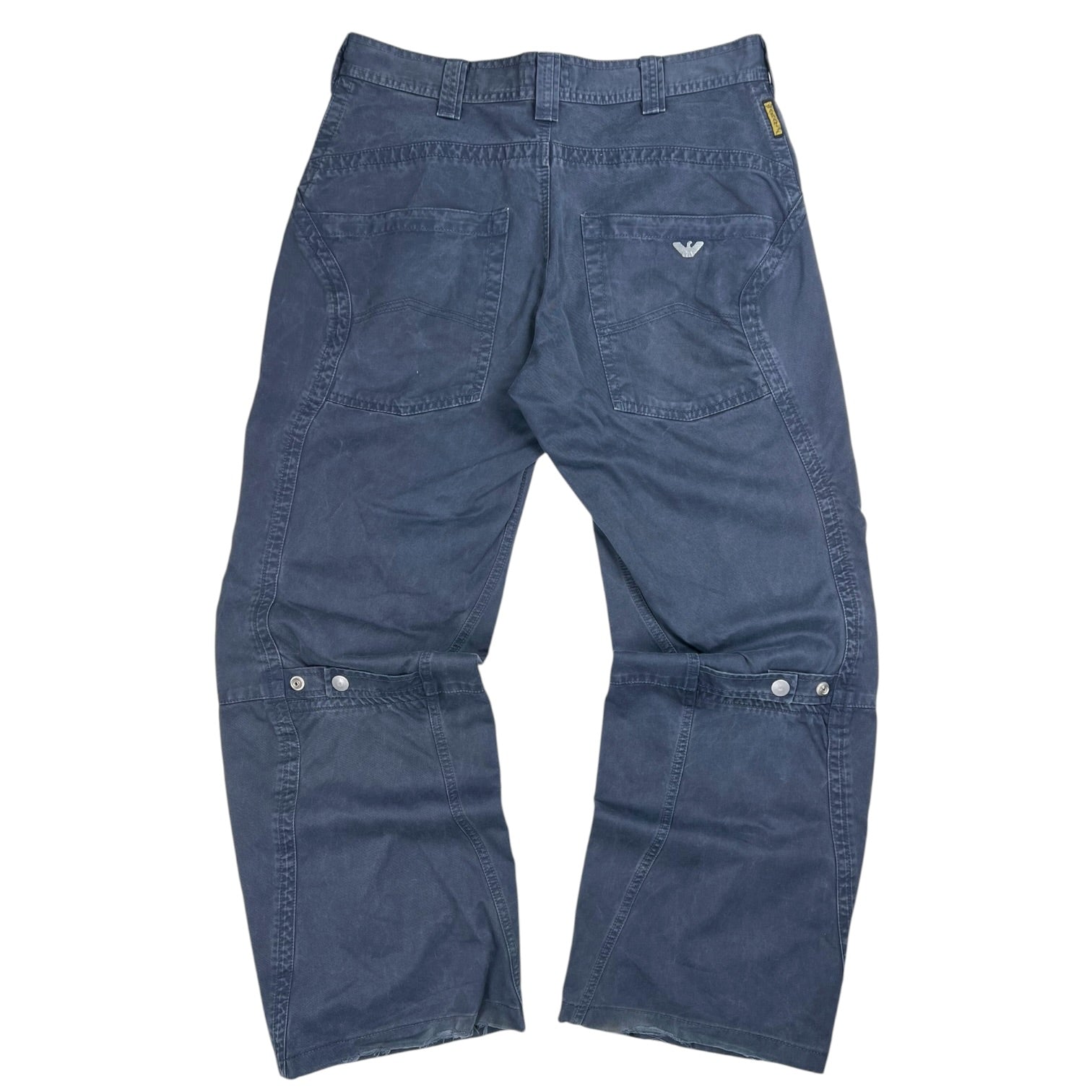 2000s Armani Jeans Articulated Utility Bottoms