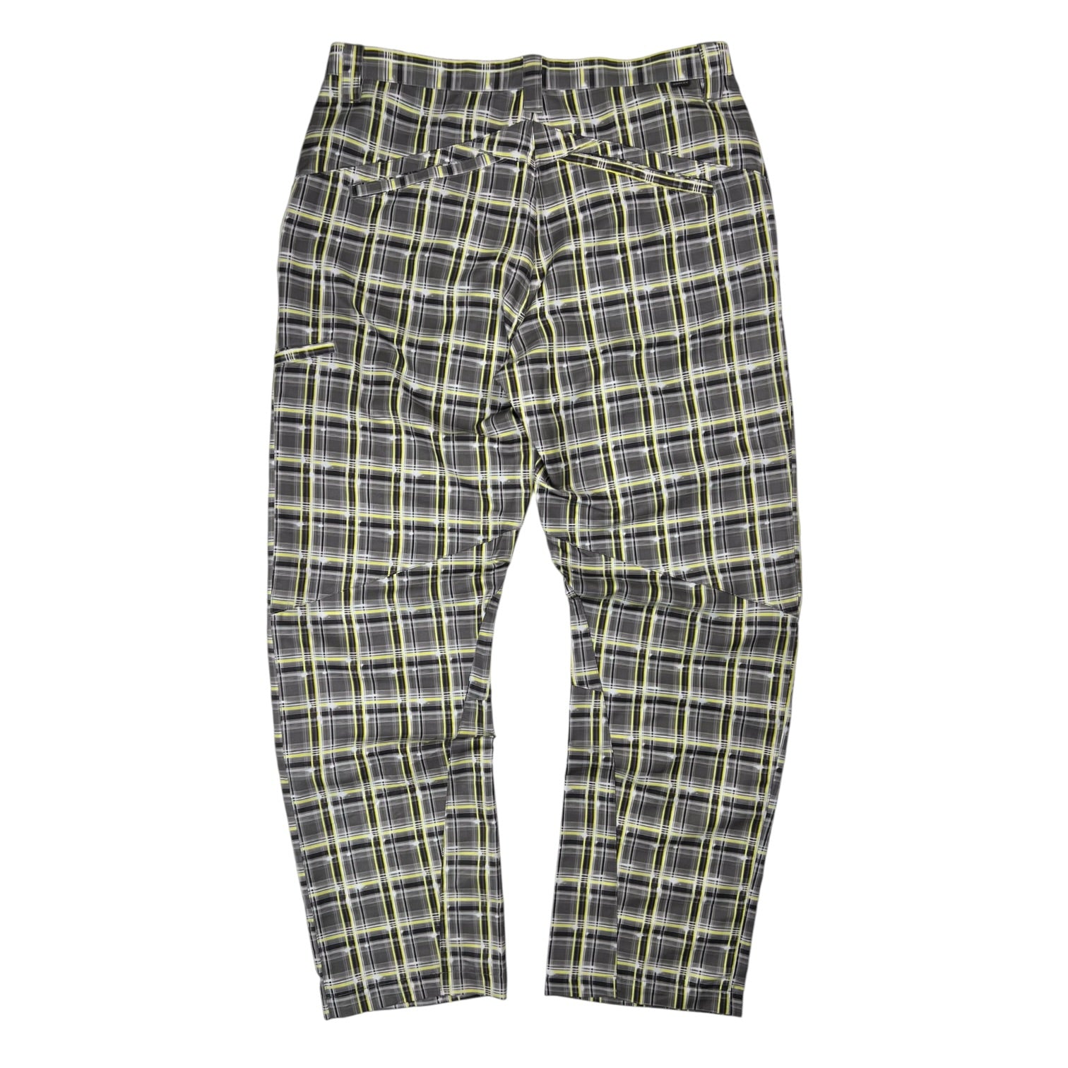 Technical Plaid Trousers