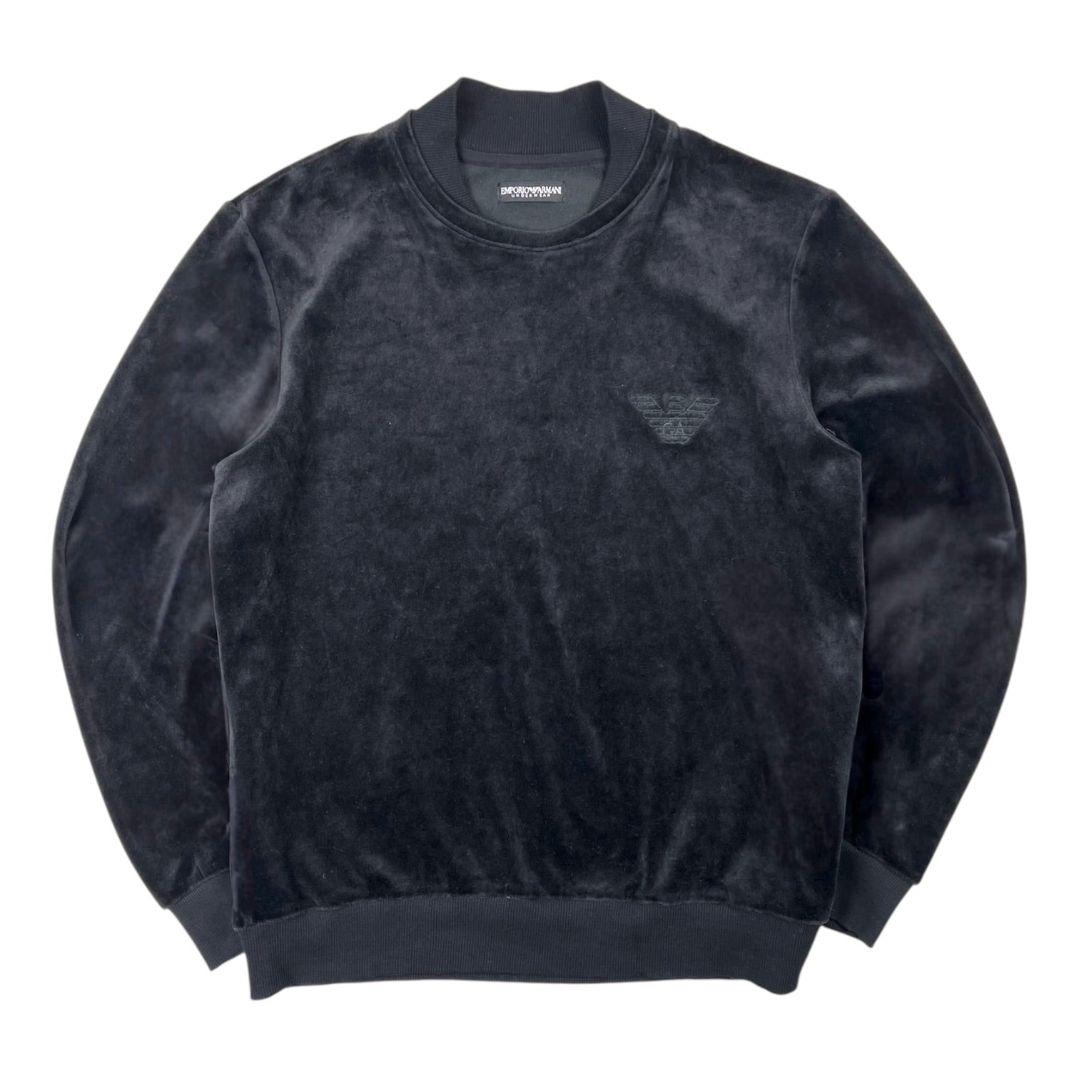 2000s Emporio Armani Velour Sweatshirt