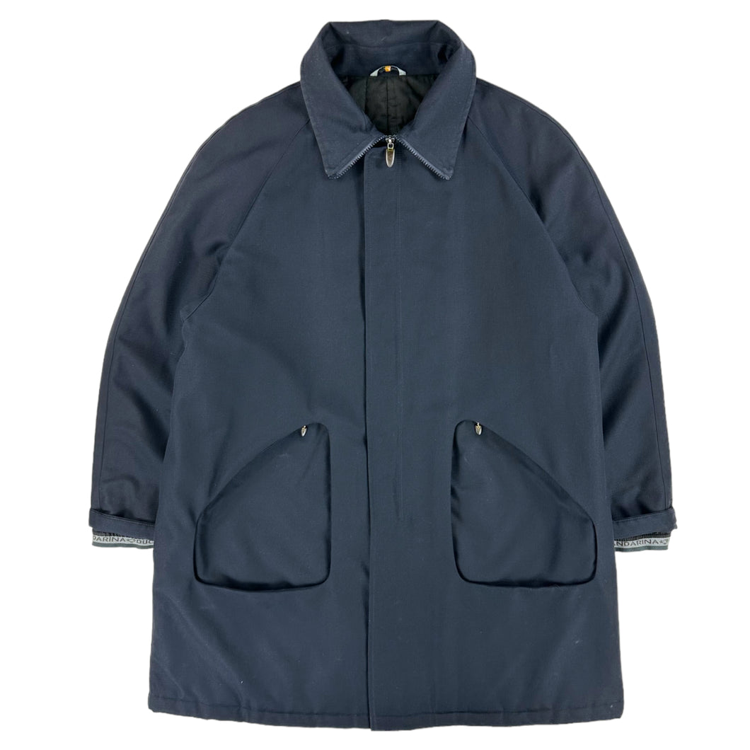 1990s Mandarina Duck Egg Cell Trench Coat