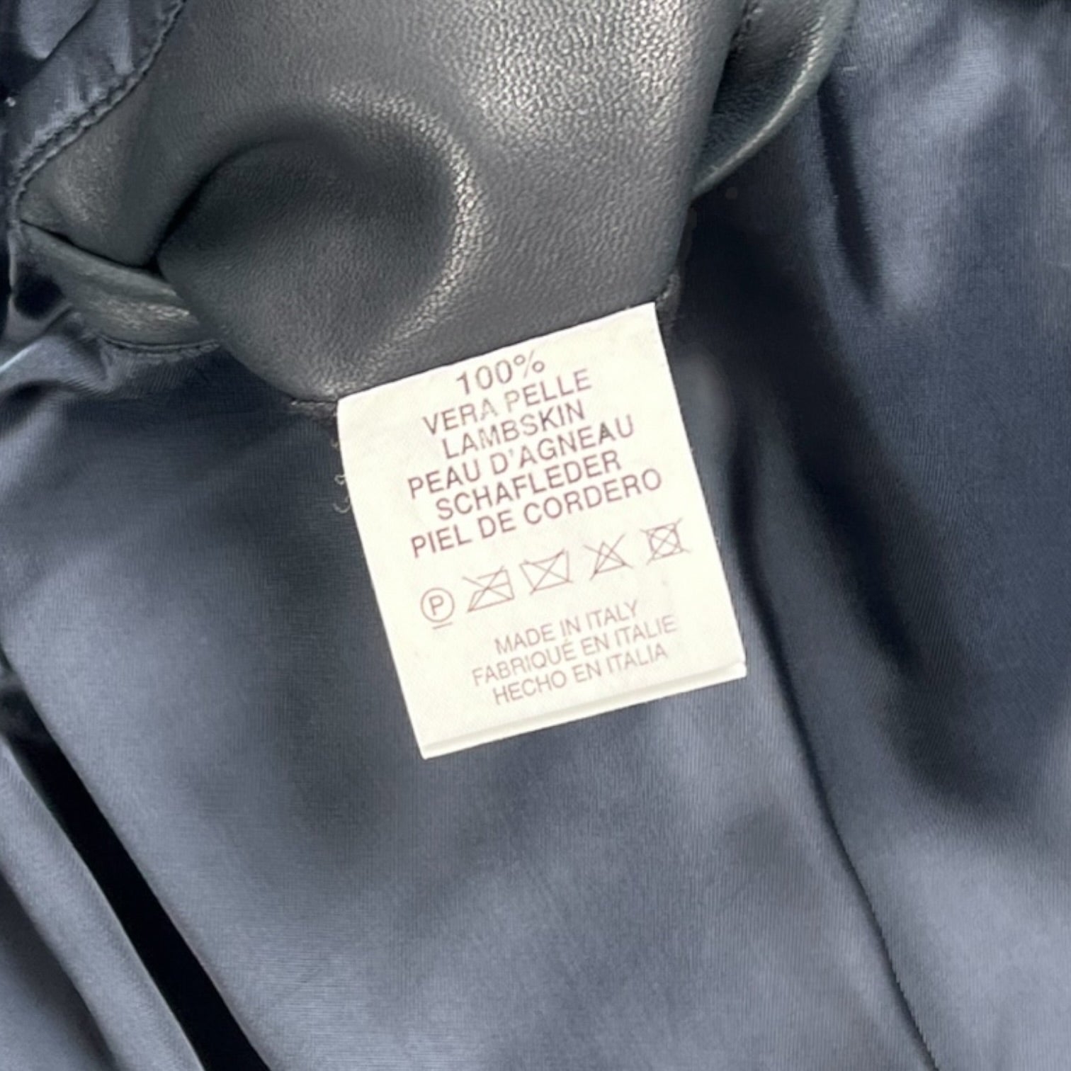 2000 Calvin Klein Collection Leather Bomber Jacket