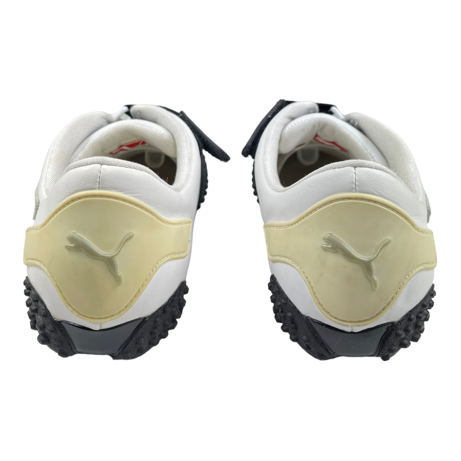 2005 Puma Mostro UK8 Leather Wht Slvr