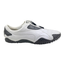 Load image into Gallery viewer, 2000s Puma Mostro UK8 Perforated Wht/Blk
