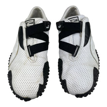 Load image into Gallery viewer, 2000s Puma Mostro UK8 Perforated Wht/Blk
