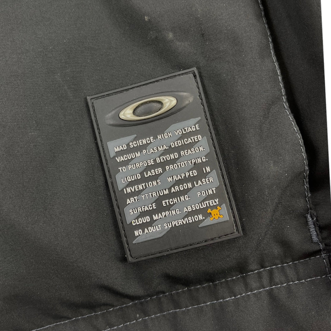 00s Oakley Mad Scientist usa製 2000s Oakley software “Mad Science” asymmetrical pullover jacket