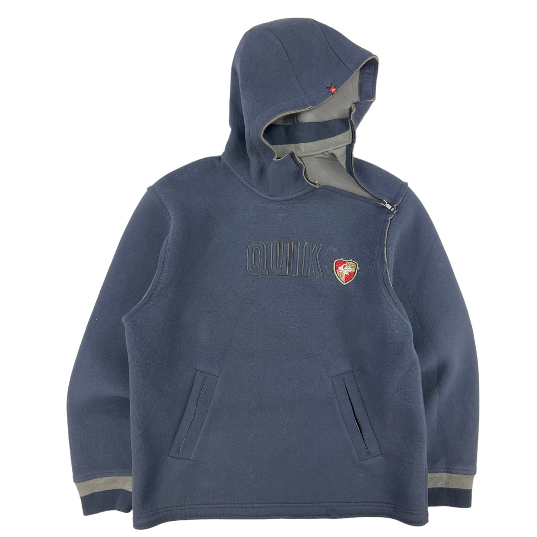 2000s Quicksilver Asymmetric fleece with neoprene interior