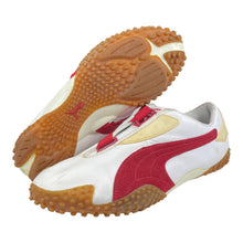 Load image into Gallery viewer, 2007 Puma Mostro UK8 Leather Wht/red/gum
