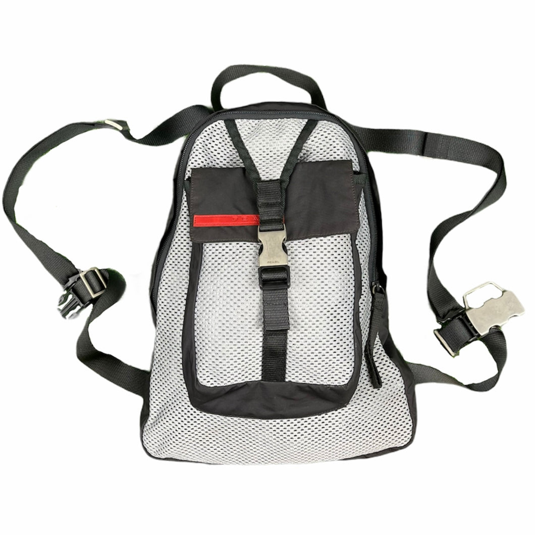 1999 Prada mesh harness backpack