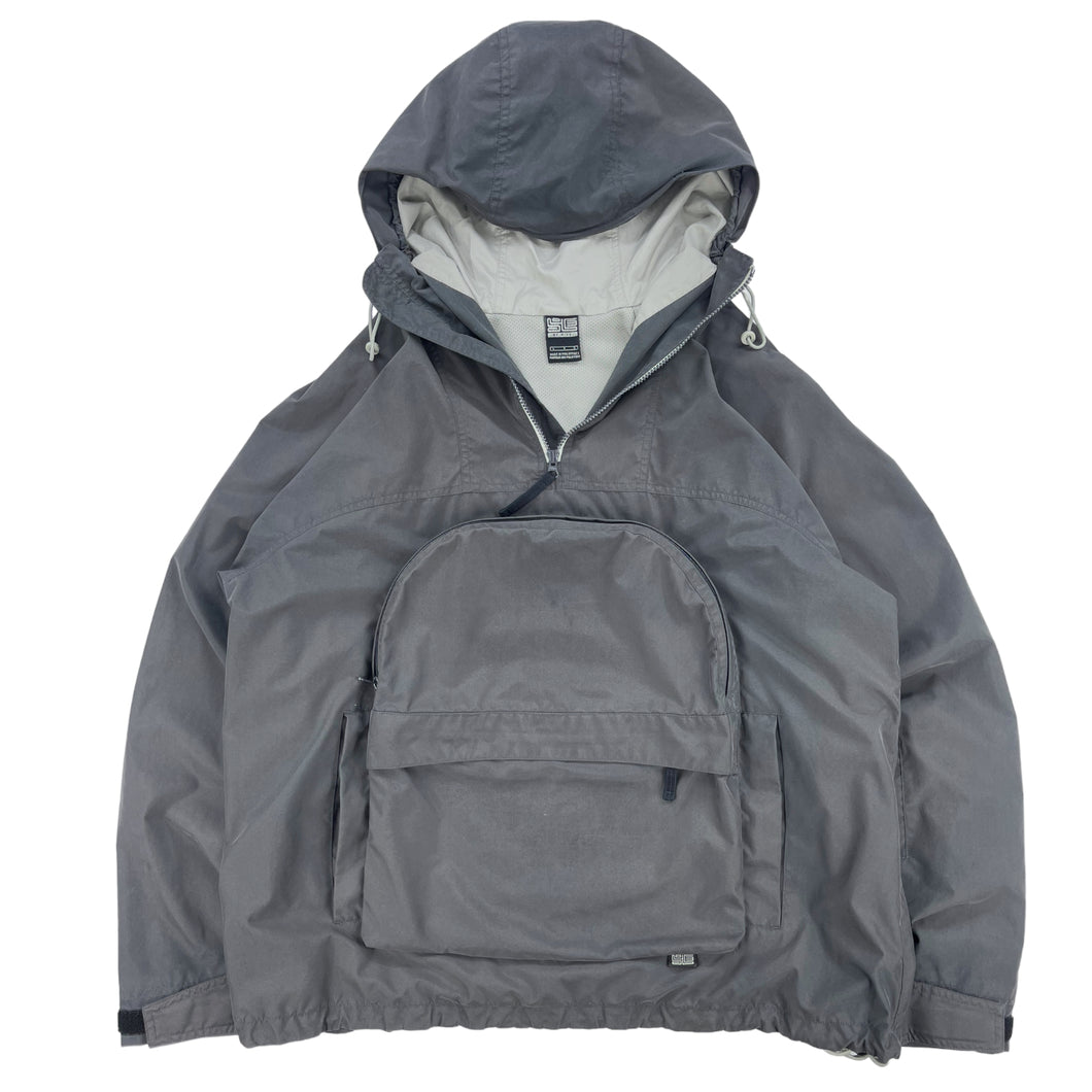 2000s Nike Bagged frontal pocket pullover jacket