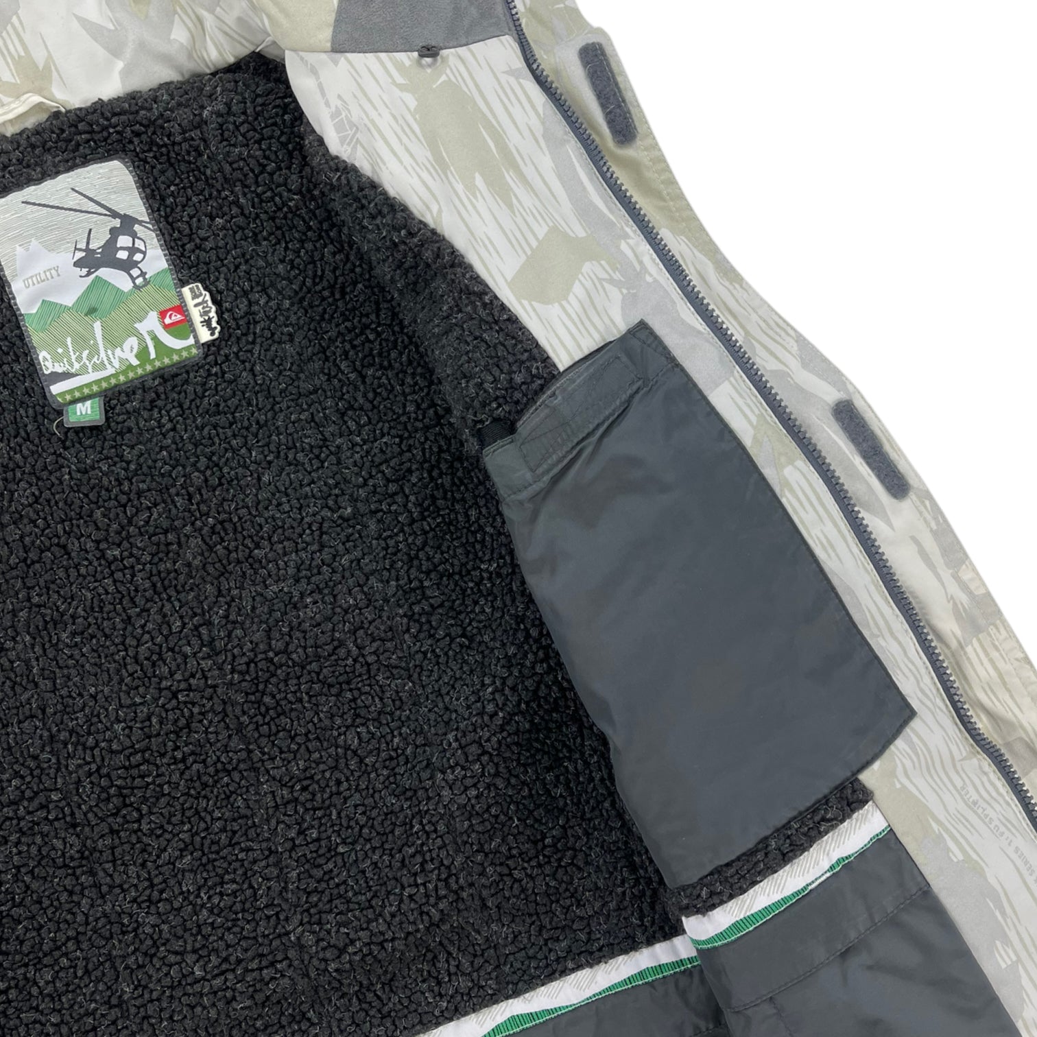 2007 Quicksilver x Futura Fu Splinter DPM Antarctica Jacket size Medium