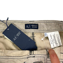 Load image into Gallery viewer, 1990s armani jeans contrast stitch cargo bottoms
