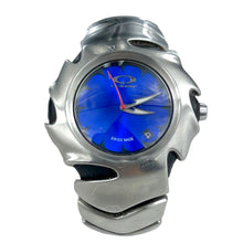 Load image into Gallery viewer, 2000s Oakley Blade Orbital brushed/ blue watch
