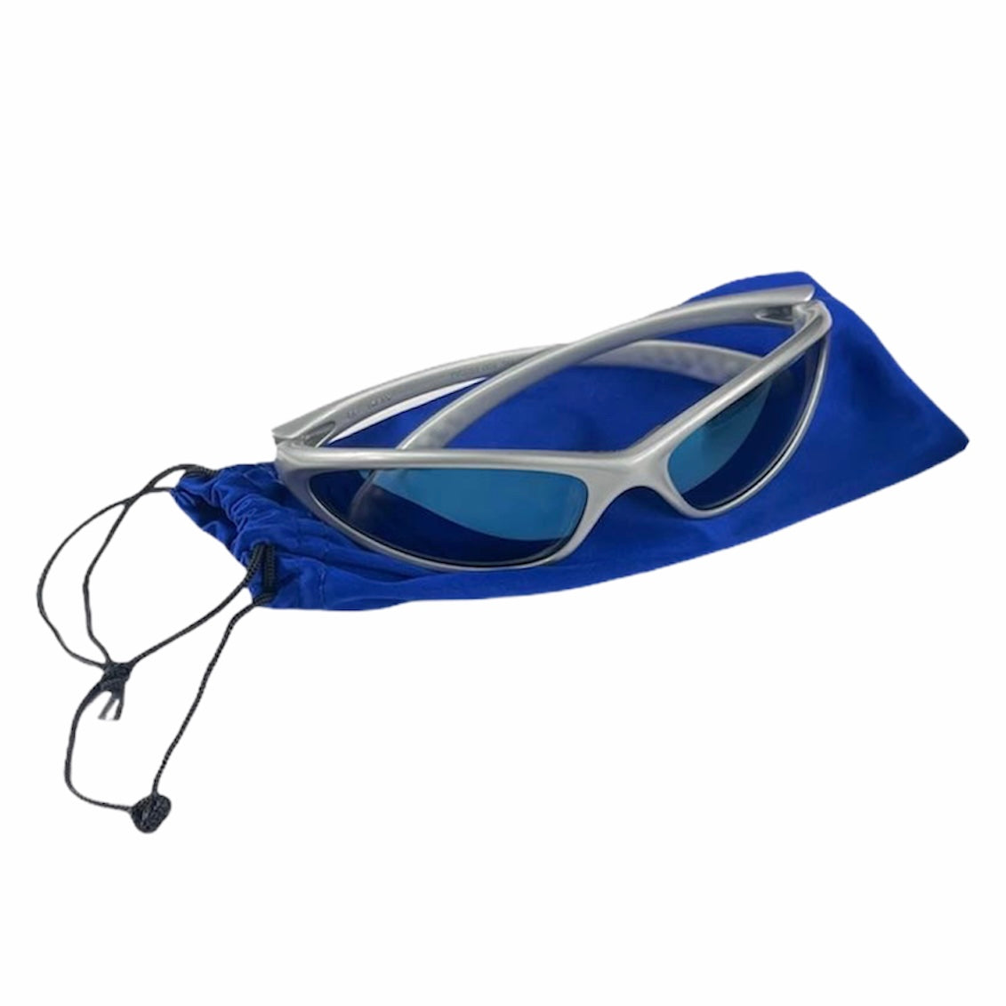 y2k 00s nike sunglasses blue lens Nike Sunglasses Silver White Y2K