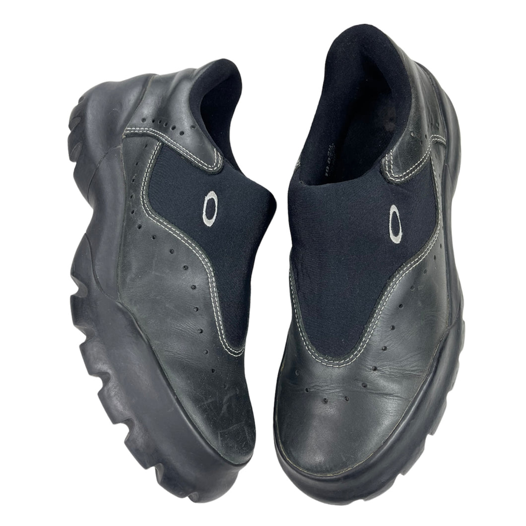 2000s Oakley brogue slip ons