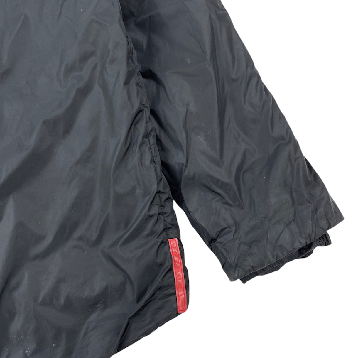 2000s Prada arm zip pocket jacket