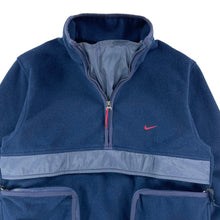 Load image into Gallery viewer, 2000s Nike 3D pocket fleece quarter zip jacket
