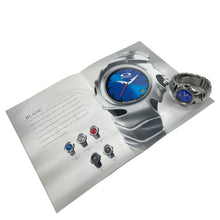 Load image into Gallery viewer, 2000s Oakley Blade Orbital brushed/ blue watch
