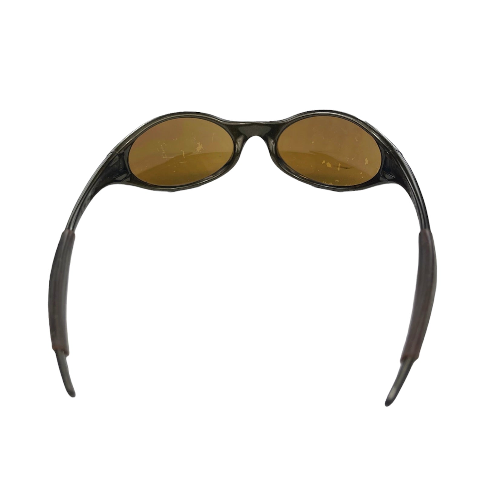 2000s Oakley Eye Jacket 1.0 Blk/Gld Black iridium – insidetag