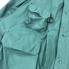 Load image into Gallery viewer, 1990s cabela’s rubber wading jacket
