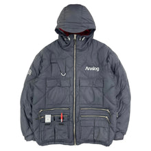 Load image into Gallery viewer, 2000s Analog diamond stitch multi pocket puffer
