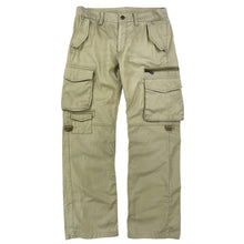 Load image into Gallery viewer, 1990s Katherine Hamnett asymmetric cargo bottoms
