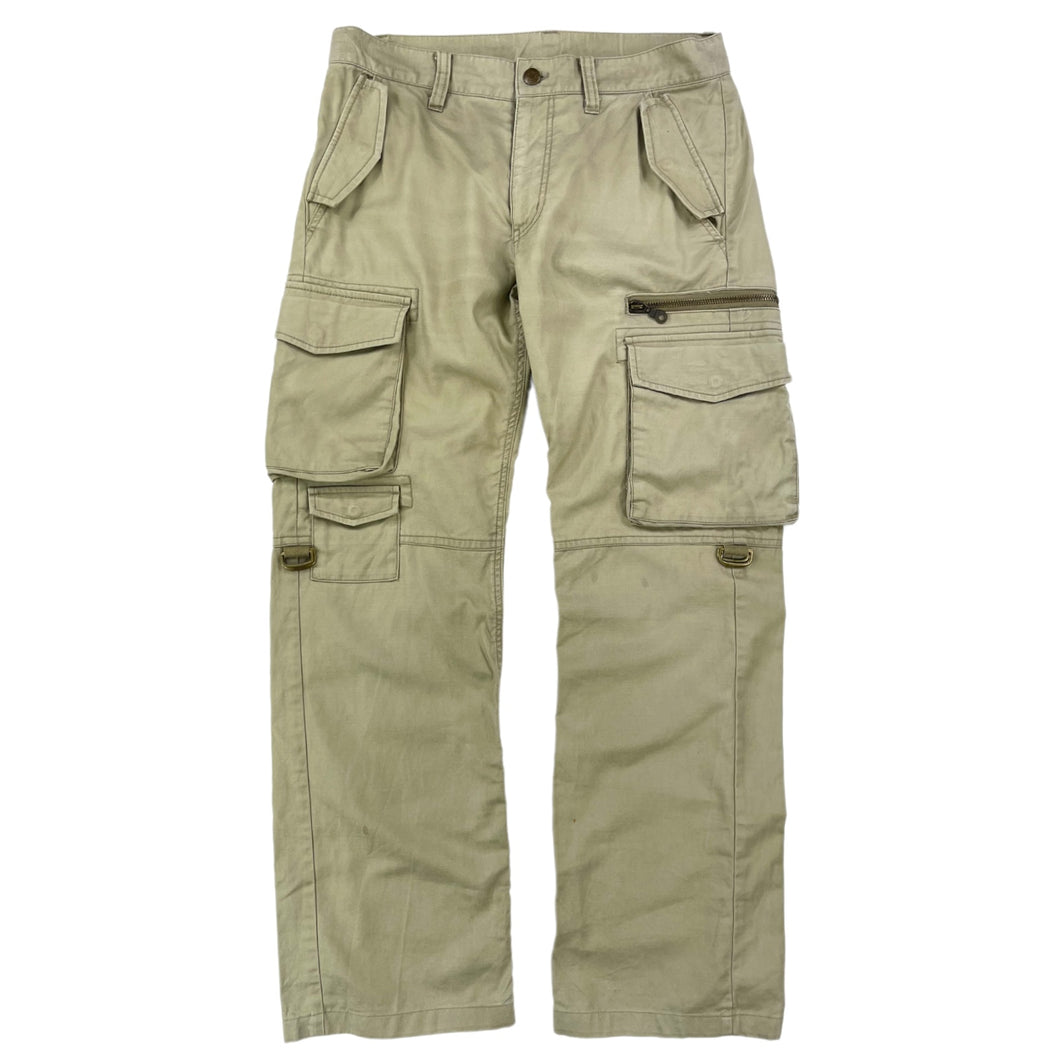 1990s Katherine Hamnett asymmetric cargo bottoms