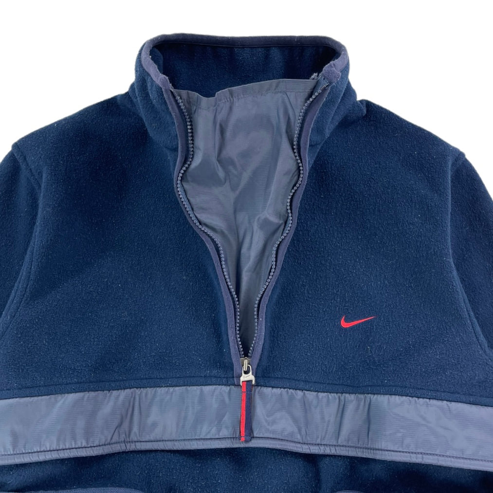 2000s Nike 3D pocket fleece quarter zip jacket – insidetag