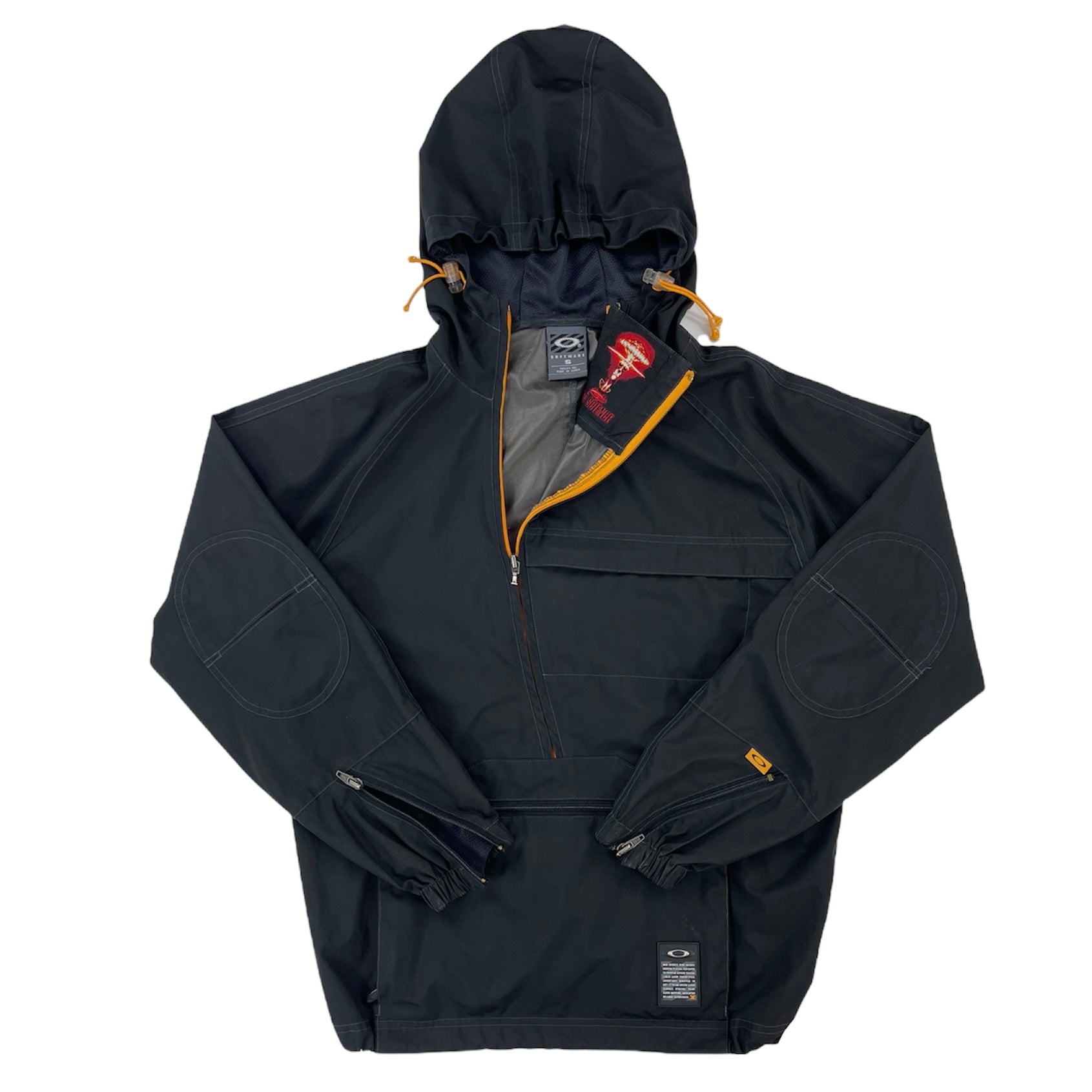 2000s Oakley software asymmetrical pullover jacket